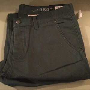 GAP 1969 DENIM WASHED KHAKI SKINNY JEANS